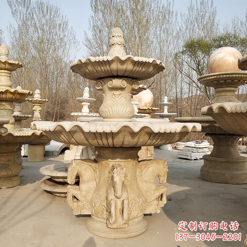 辽阳石雕喷泉欧式