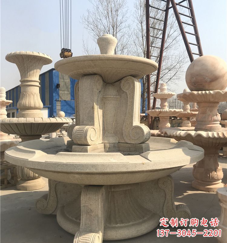 辽阳石雕喷泉喷水池