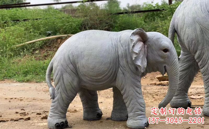 辽阳青石大象雕塑,典雅而又时尚