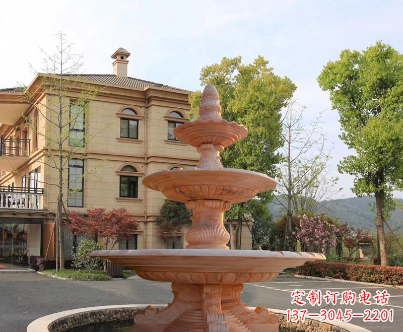 辽阳石雕小喷泉