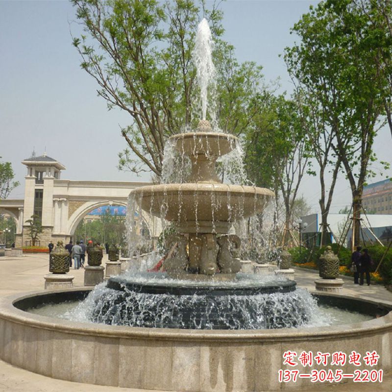 辽阳石雕音乐喷泉