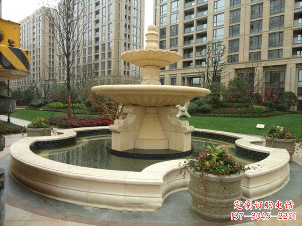 辽阳石雕中式喷泉