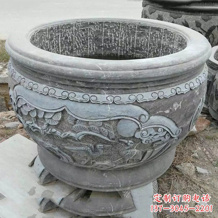 辽阳石刻园林鱼缸