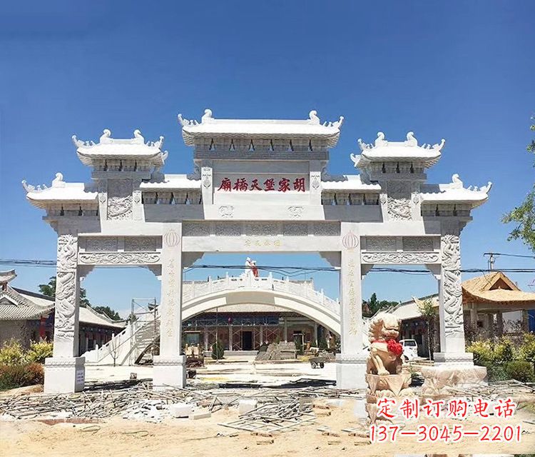 辽阳石牌坊的雕刻