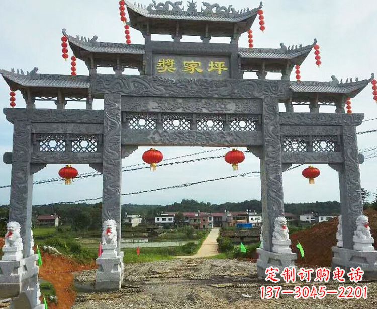 辽阳石牌坊石雕