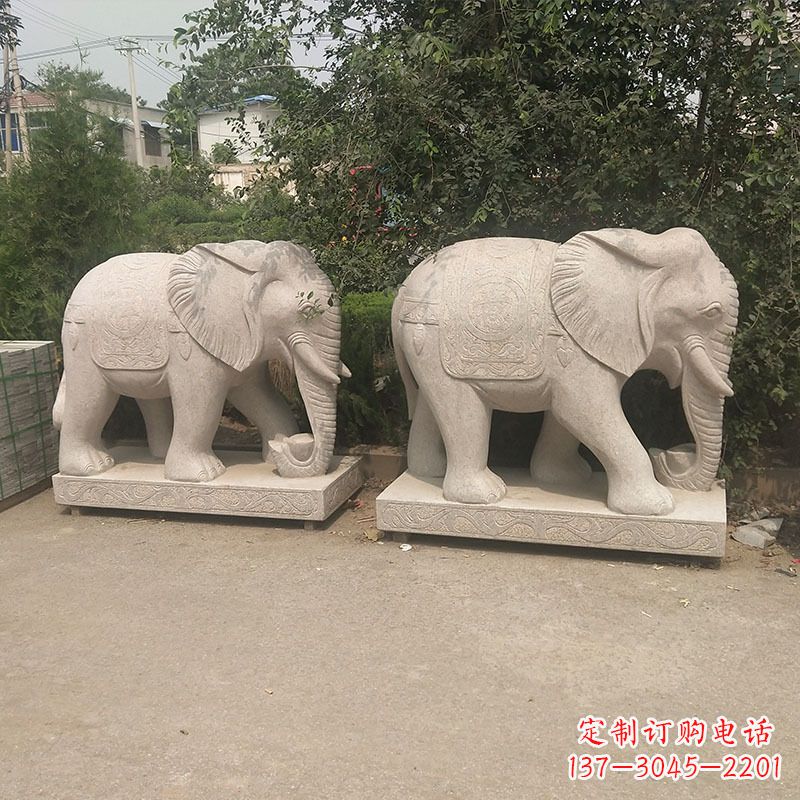 辽阳石头大象雕塑