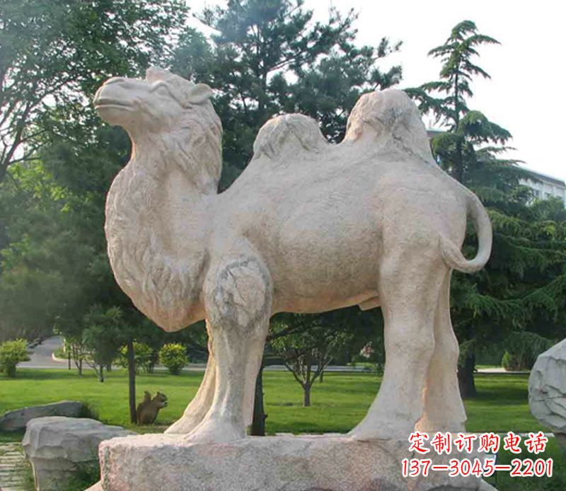 辽阳石头骆驼雕塑