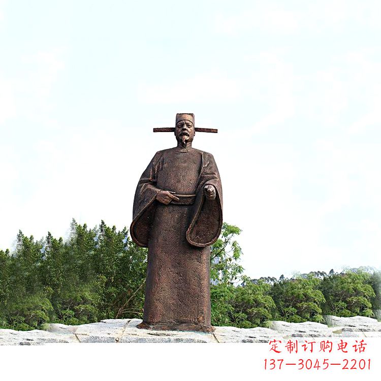 辽阳世界法医学鼻祖纯铜宋慈公园景区终归历史名人雕像