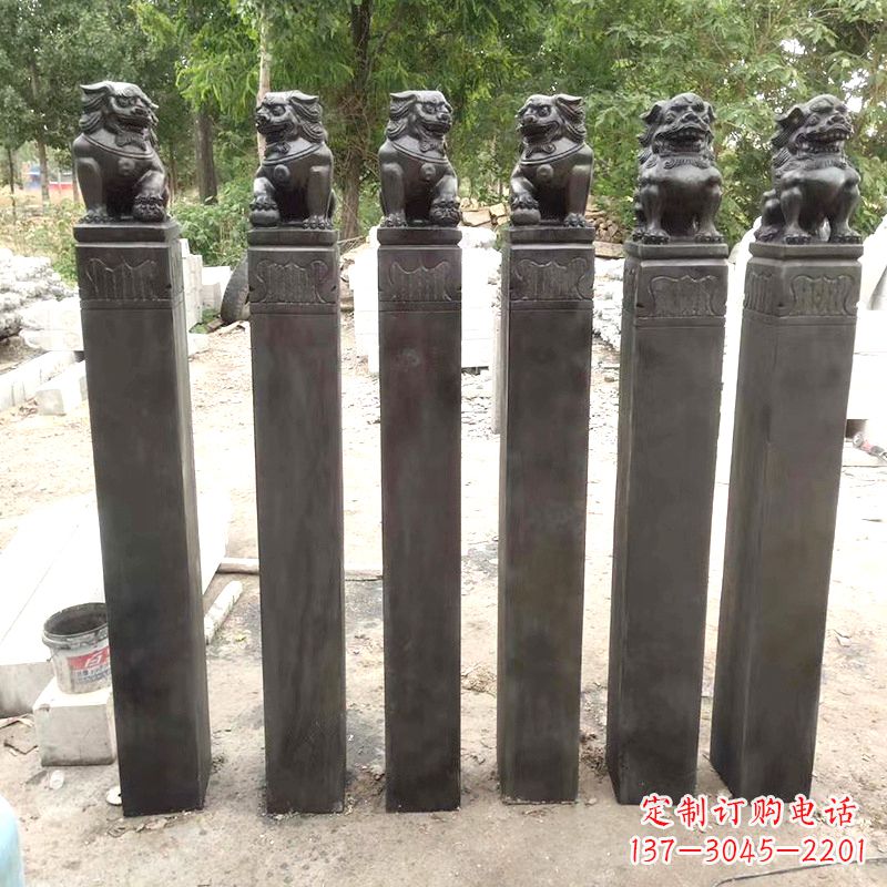 辽阳拴马桩雕塑