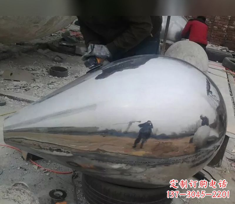 辽阳水滴不锈钢商场雕塑