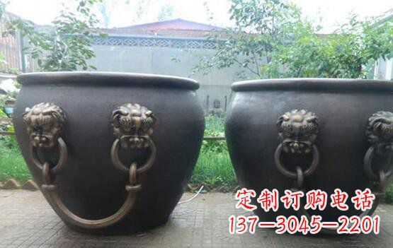 辽阳水缸寺庙景观铜雕