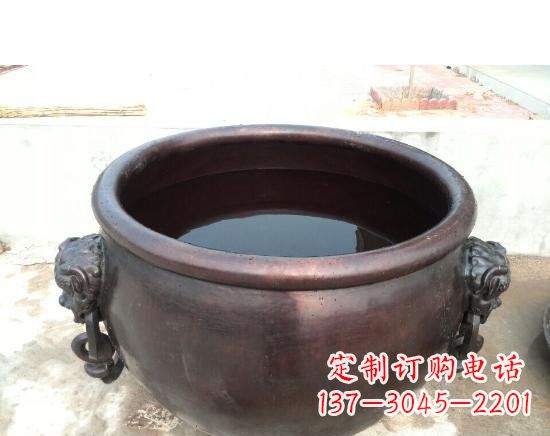 辽阳水缸寺庙铜雕