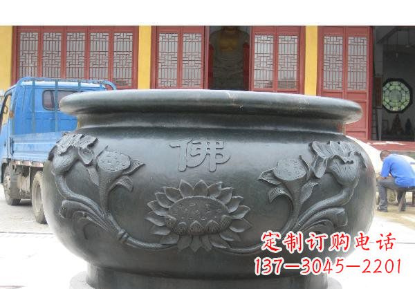 辽阳水缸寺庙铜雕 (2)