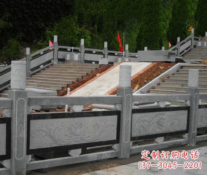 辽阳寺庙景观仿古石栏板 (2)