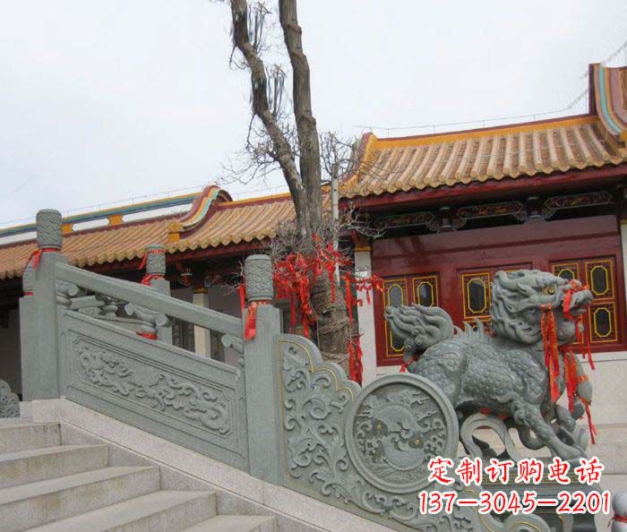 辽阳寺庙景观仿古石栏板