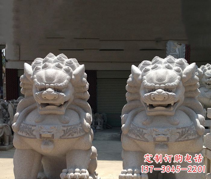 辽阳寺庙景观仿古镇宅石狮子