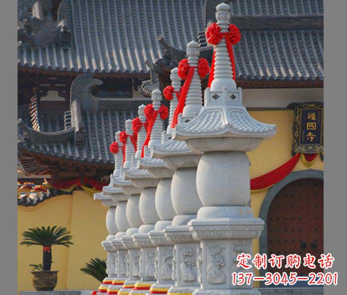 辽阳寺庙景观舍利塔石雕