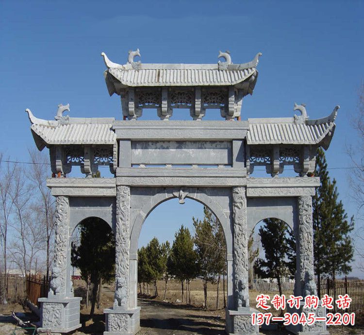 辽阳寺庙石牌坊