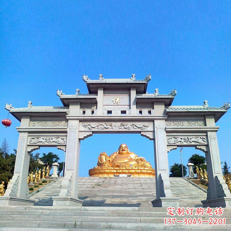 辽阳寺庙石雕牌坊