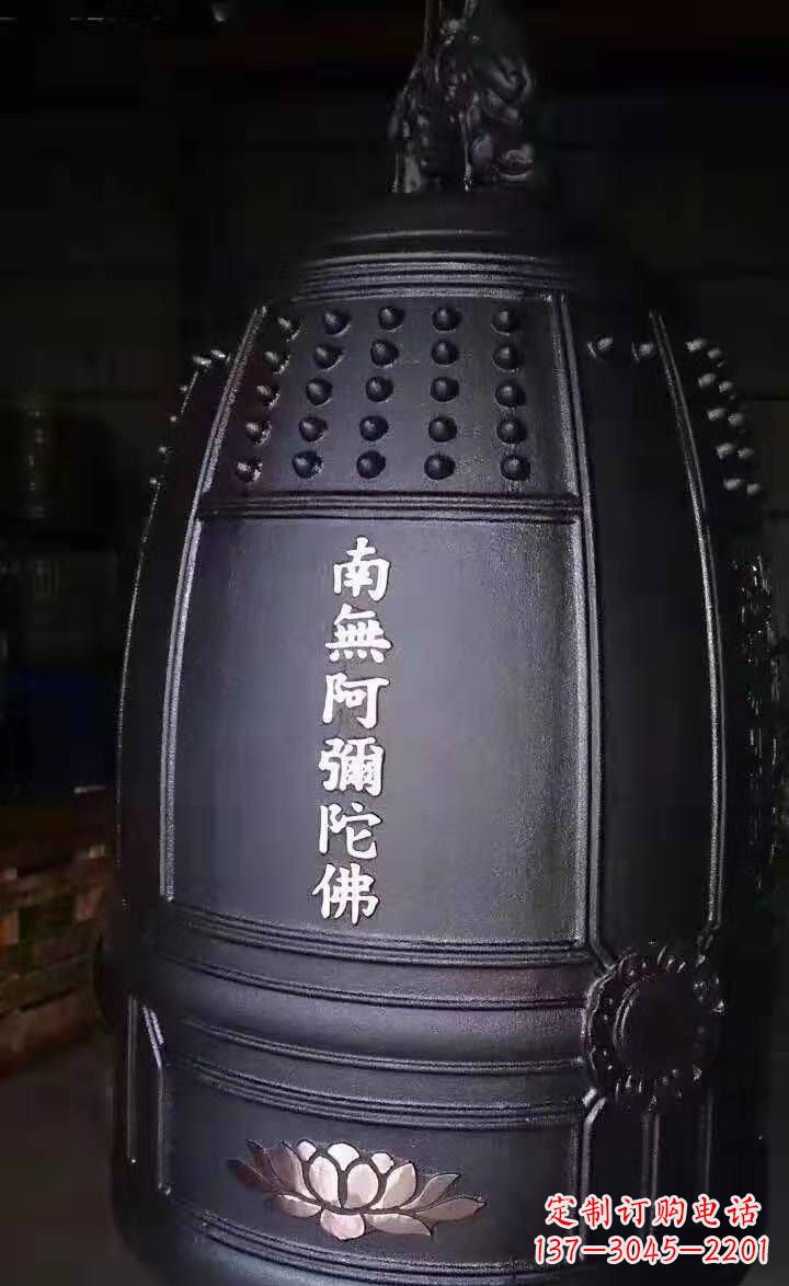 辽阳寺庙铜钟雕塑户外景观雕塑