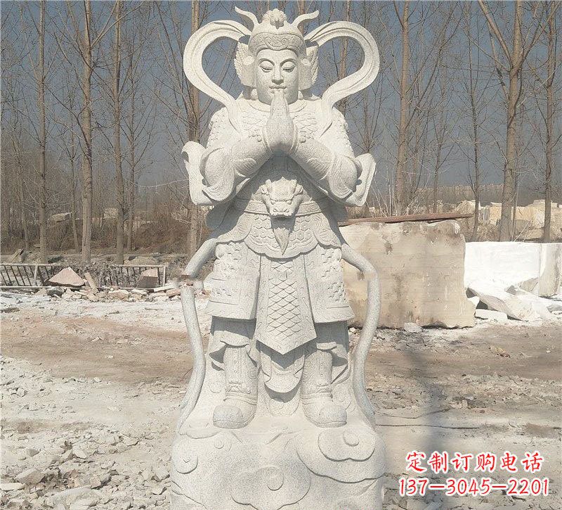 辽阳寺庙韦陀菩萨雕塑