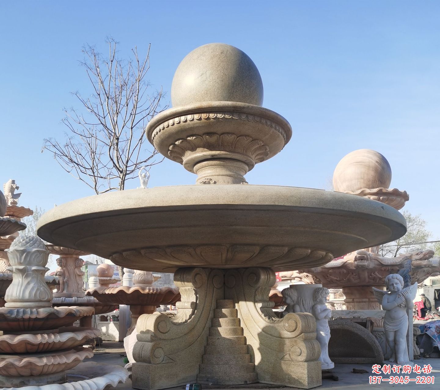 辽阳松香玉大理石风水球