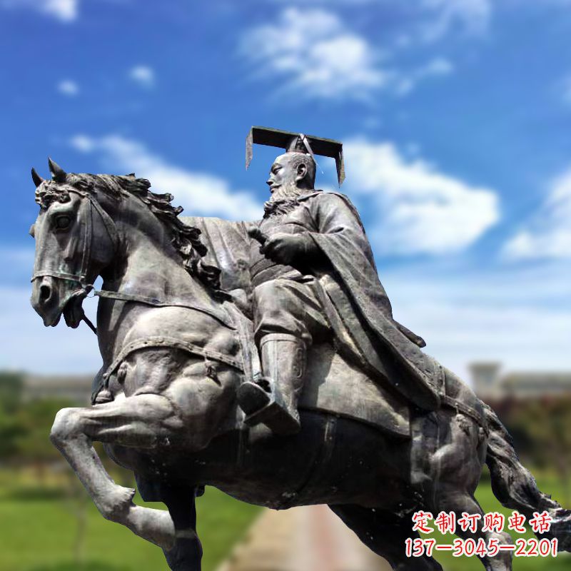 辽阳隋文帝骑马雕塑