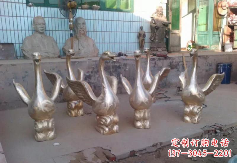 辽阳天鹅喷泉雕塑