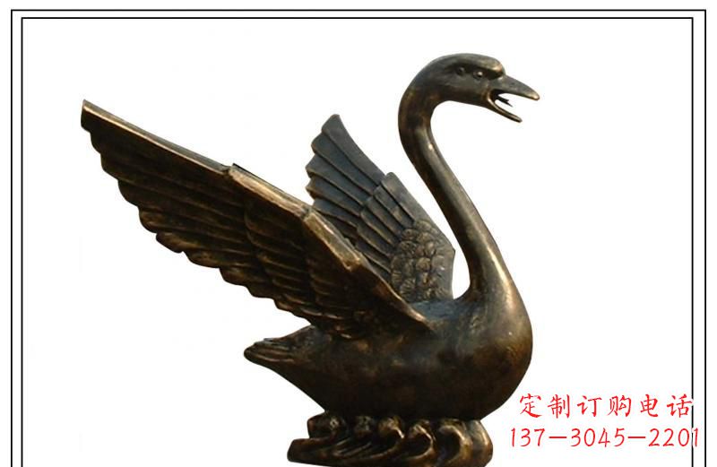 辽阳天鹅喷泉铜雕