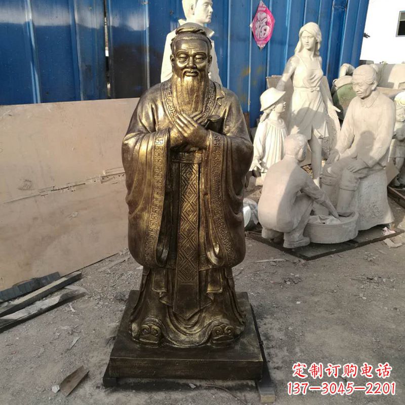 辽阳同济大学孔子雕塑