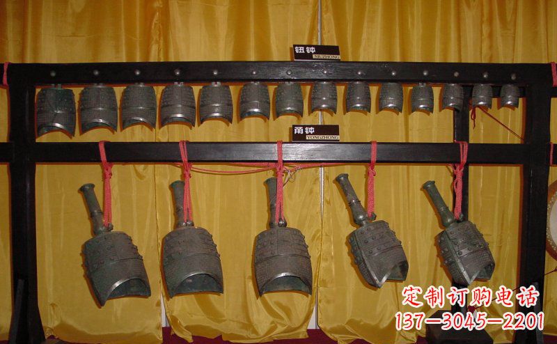 辽阳铜编钟古代乐器雕塑