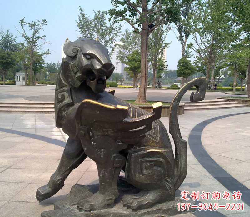 辽阳铜雕抽象十二生肖