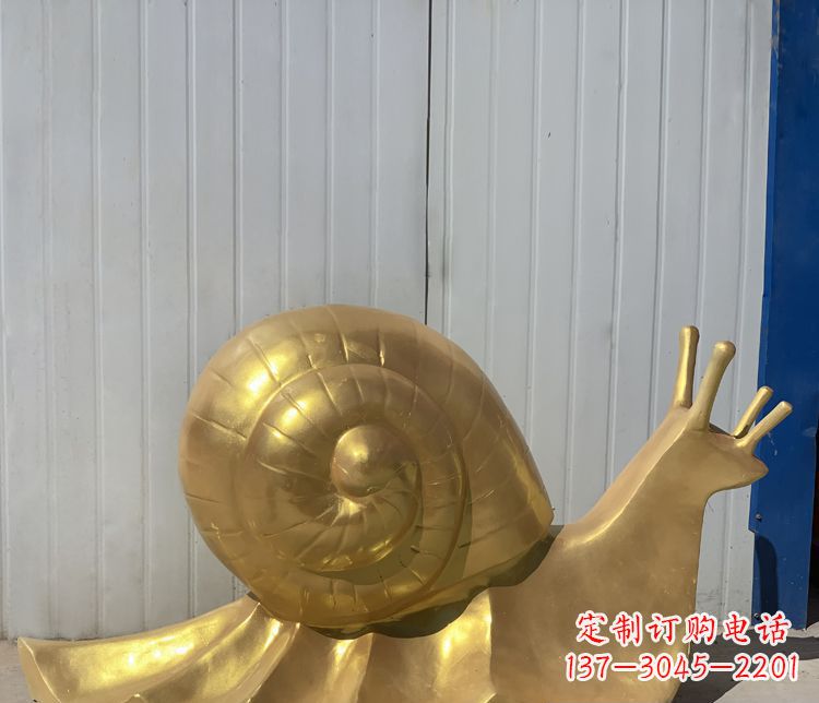 辽阳铜雕创意蜗牛雕塑