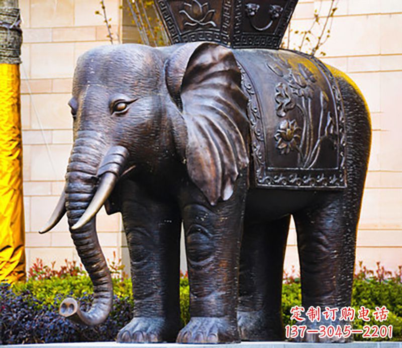 辽阳铜雕大象
