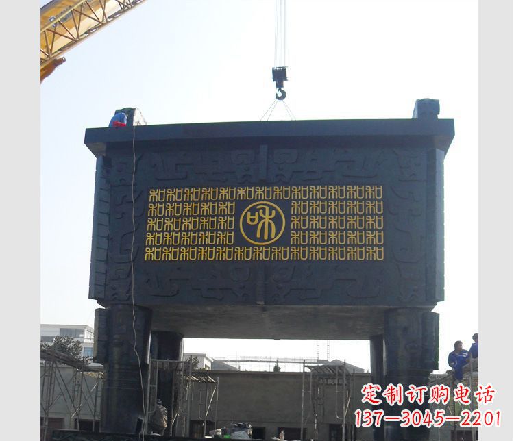 辽阳铜雕大型鼎盛香炉