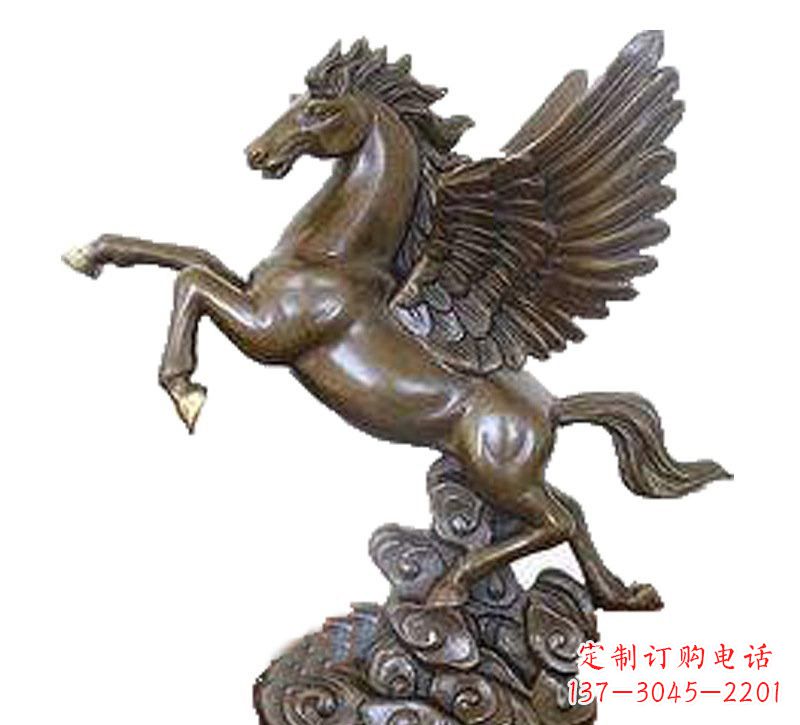 辽阳铜雕飞黄腾达飞马