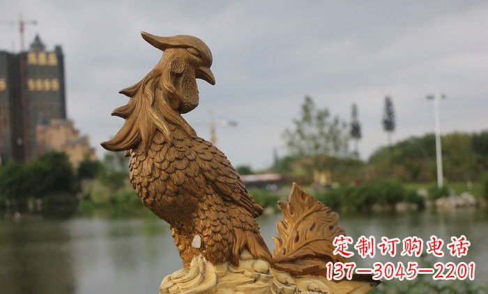 辽阳铜雕凤凰古代神兽雕塑
