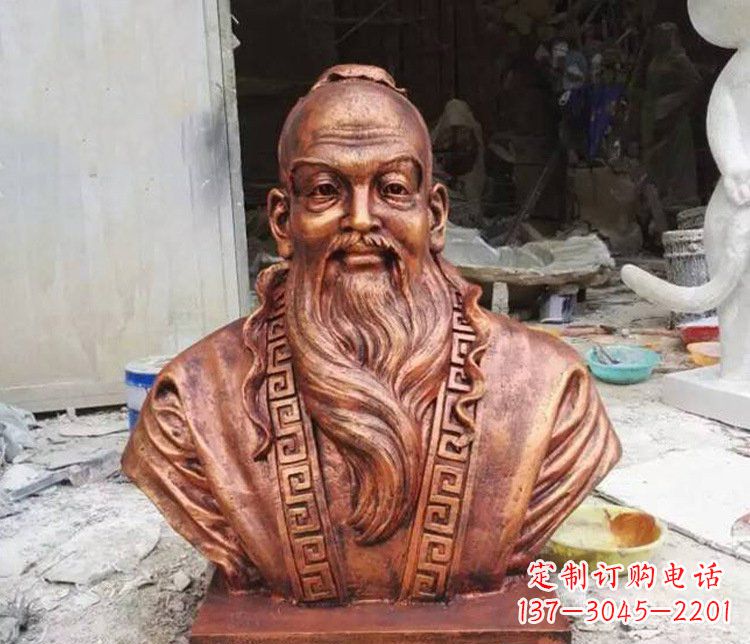 辽阳铜雕古代孙思邈人物雕塑