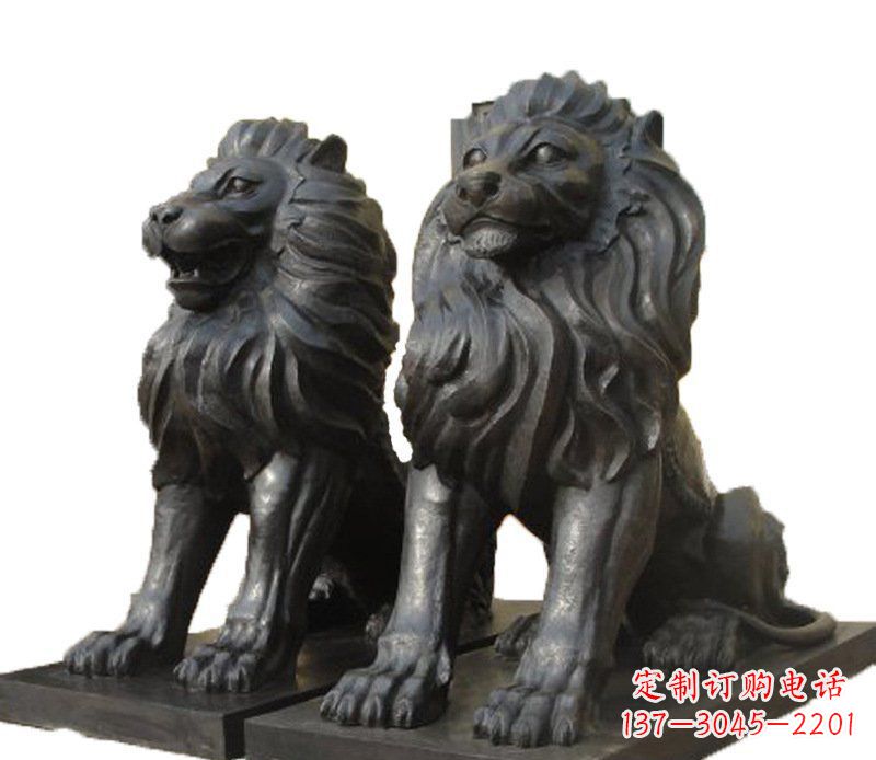 辽阳铜雕古代神兽狮子雕塑