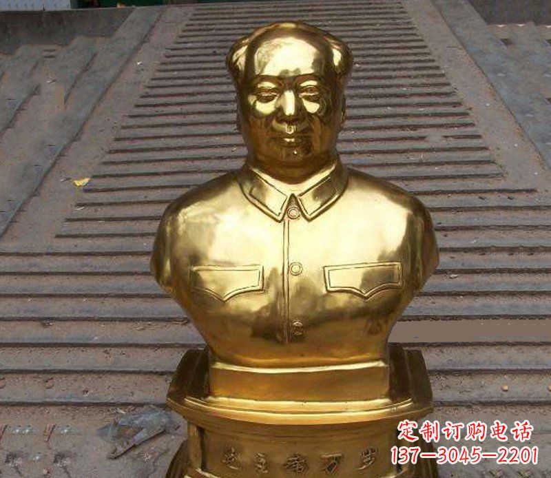 辽阳铜雕广场伟人雕塑摆件