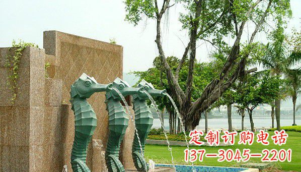 辽阳铜雕海马雕塑