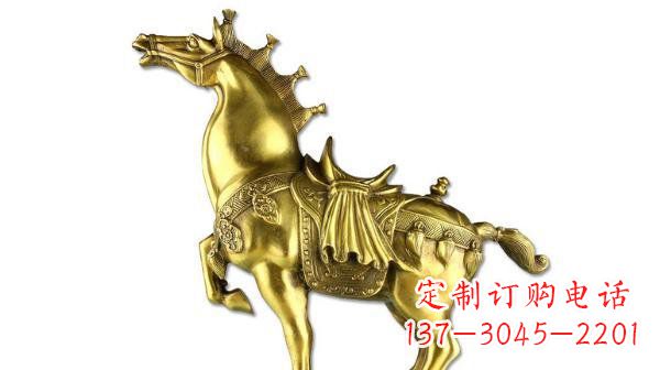 辽阳铜雕马公园动物雕塑