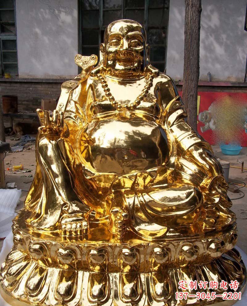 辽阳铜雕弥勒佛