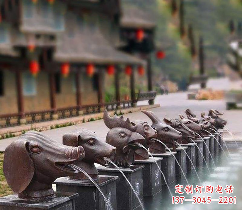 辽阳铜雕喷泉