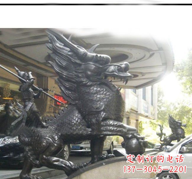 辽阳铜雕麒麟公司门口神兽雕塑
