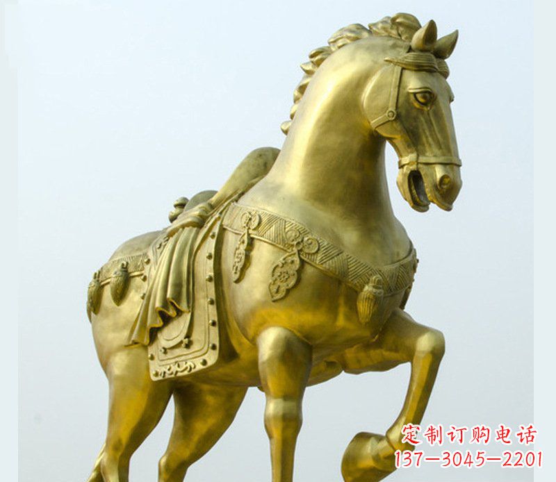 辽阳铜雕商场招财动物马雕塑