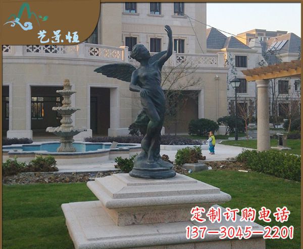 辽阳铜雕西方天使人物雕塑1