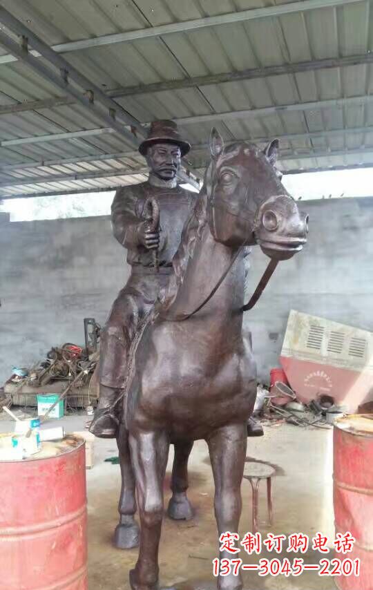 辽阳铜雕园林动物马雕塑