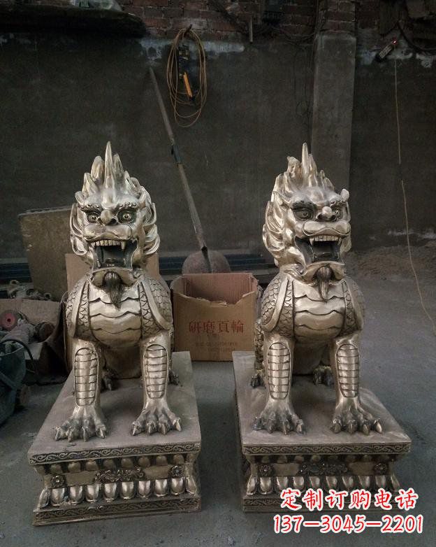 辽阳铜雕镇宅麒麟