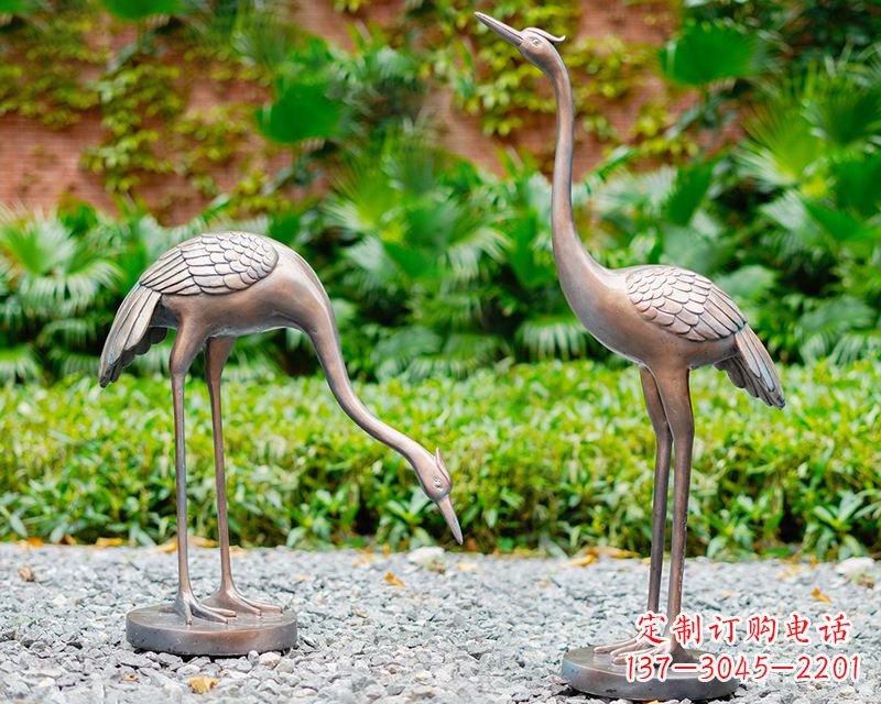 辽阳推荐仿真仙鹤动物雕塑